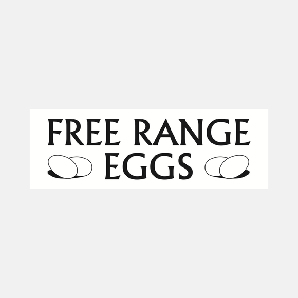 Free Range Eggs Sign Raymac Signs