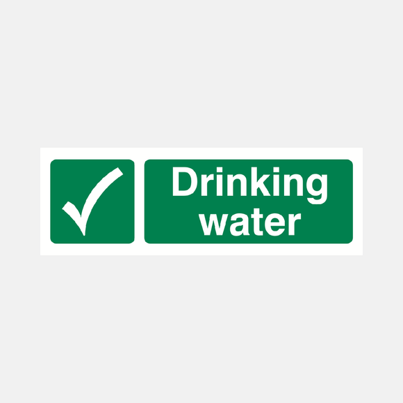 Drinking Water Sign - 23287220404407