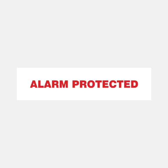 Alarm Protected Door Gate Sign Raymac Signs