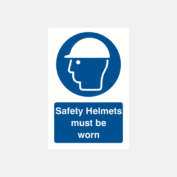 Safety Helmets Must Be Worn Sign Raymac Signs