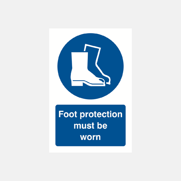 Foot Protection Sign - 23287737188535