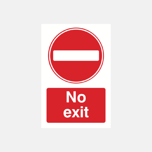 No Exit Sign Raymac Signs