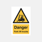 Danger Fork Lift Trucks Sign - 23287499292855