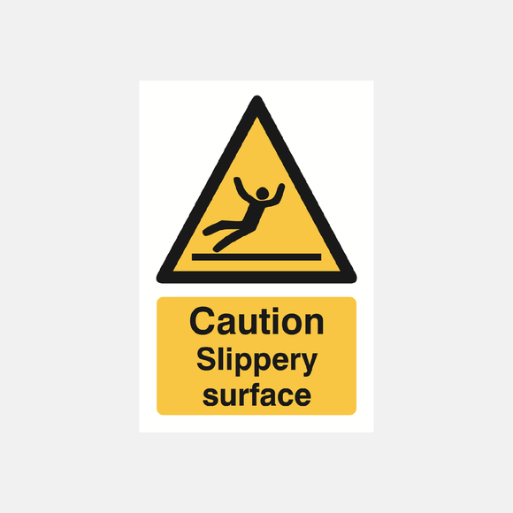 Caution Slippery Surface Sign Raymac Signs