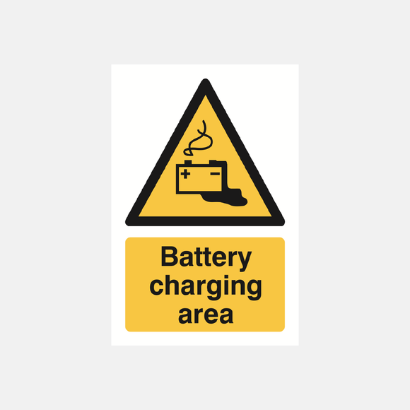 Battery Charging Sign Raymac Signs