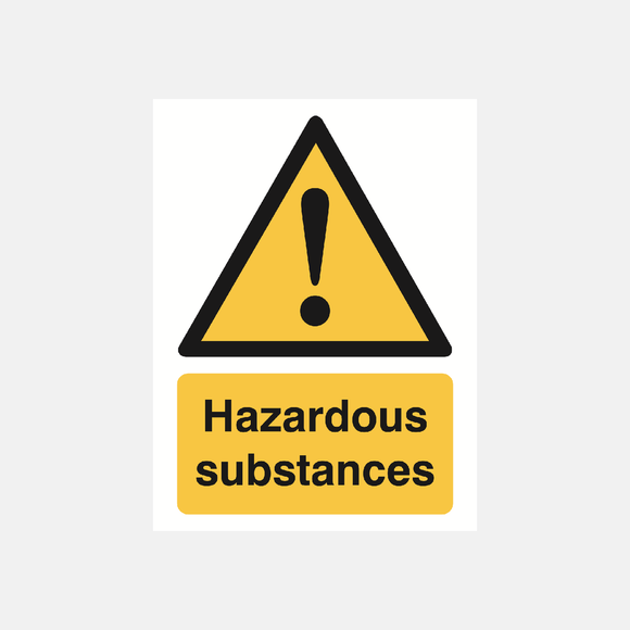 Hazardous Substances Sign - 23287875797175