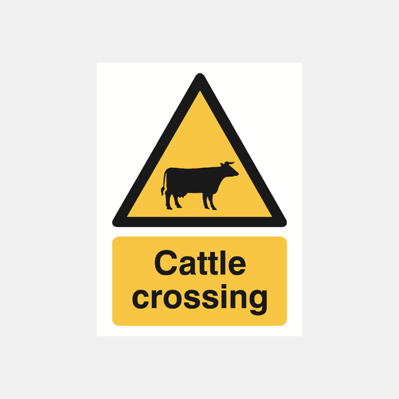 Cattle Crossing Sign Raymac Signs