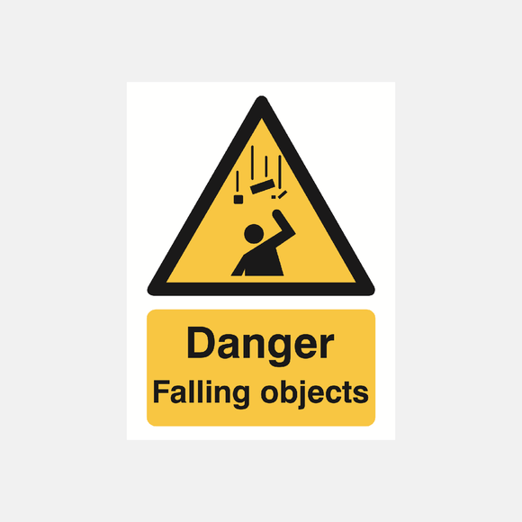 Danger Falling Objects Sign Raymac Signs