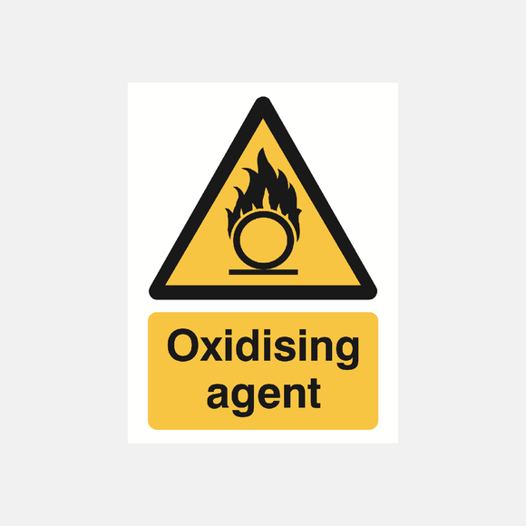 Oxidising Agent Sign Raymac Signs