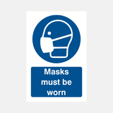 Masks Must Be Worn Sign - 23287708844215