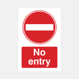 No Entry Sign - 23287297376439