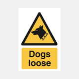 Dogs Loose Sign - 23287552114871