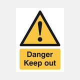 Danger Keep Out Sign - 23287893033143