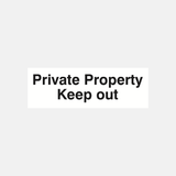 Private Property Keep Out Sign - 23286886727863