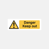 Danger Keep Out Sign - 201 - 23286998106295