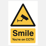 Smile You're On CCTV Sign - 23287464198327