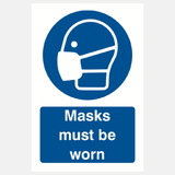 Masks Must Be Worn Sign - 23287708876983