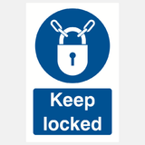 Keep Locked Sign - 23287746756791