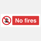 No Fires Sign - 23287133765815