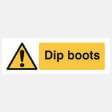 Dip Boots Sign - 23287021011127