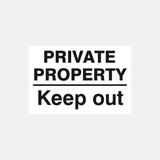 Private Property Keep Out Sign - 23287409410231