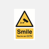 Smile You're On CCTV Sign - 23287464231095