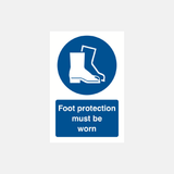 Foot Protection Sign - 23287737286839