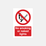 No Smoking or Naked Lights Sign - 23287286464695