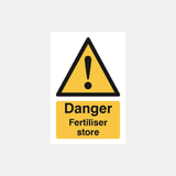 Danger Fertiliser Store Sign - 23287523377335
