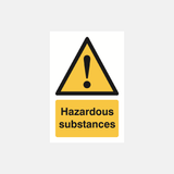 Hazardous Substances Sign - 23287525769399