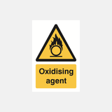 Oxidising Agent Sign - 23287569645751
