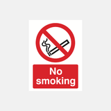 No Smoking Sign - 23287973314743