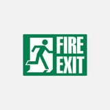 Fire Exit Sign Medium Size - 23287370121399