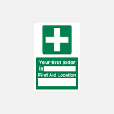 Your First Aider Sign - 23287398006967