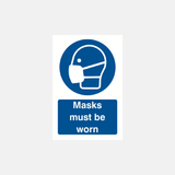 Masks Must Be Worn Sign - 23287708942519