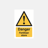Danger Fertiliser Store Sign - 23287523410103