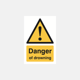 Danger Of Drowning Sign - 23287533109431