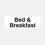 Bed and Breakfast Sign - 23286889873591