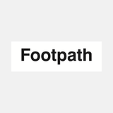 Footpath Sign - 23286905995447