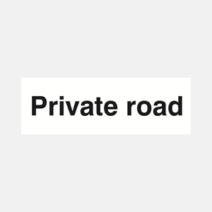 Private Road Sign - 23286952526007
