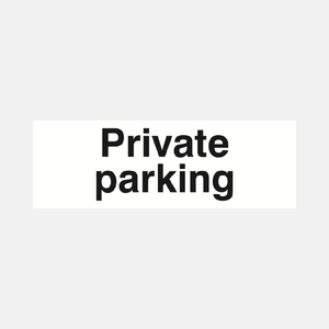 Private Parking Sign - 23286965665975