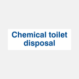 Chemical Toilet Disposal Sign - 23287201333431