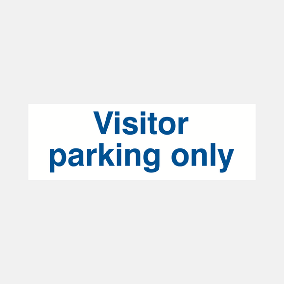 Visitor Parking Only Sign - 23287229907127