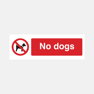 No Dogs Sign - 23287091331255