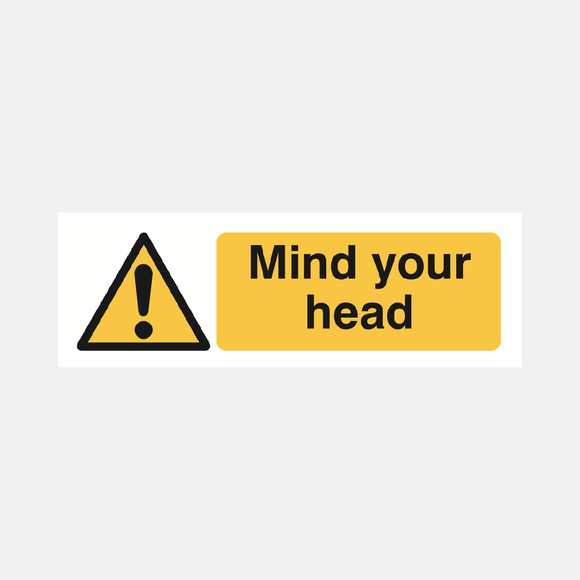 Mind Your Head Sign - 23287016521911