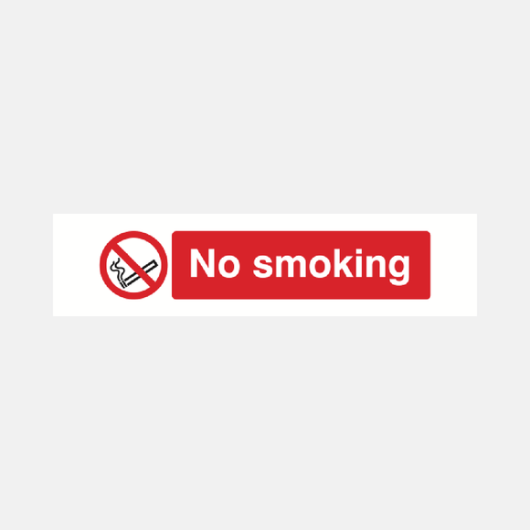 No Smoking Sign Door andamp; Gate Raymac Signs