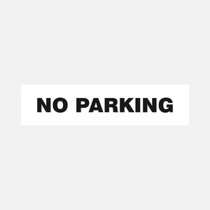 No Parking Sign Door and Gate - 23288024760503