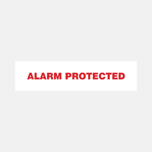 Alarm Protected Door Gate Sign - 23288026857655
