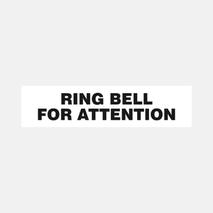 Ring Bell for Attention Sign Door and Gate - 23288036229303