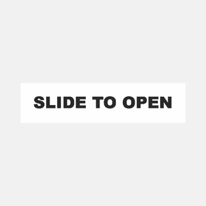 Slide To Open Sign Door and Gate - 23288054382775